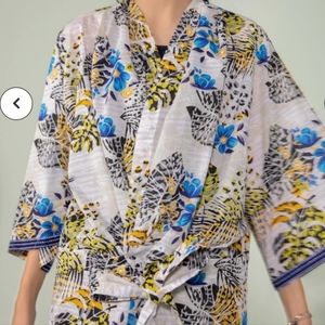 SAPPHIRE PAKISTANI Printed Lawn Kimono/blazer/blouse/cardigan